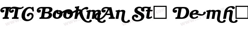 ITC Bookman Std Demi字体转换